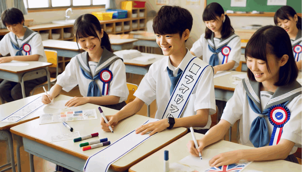 生徒会選挙のたすきの書き方（基本・ポイント）