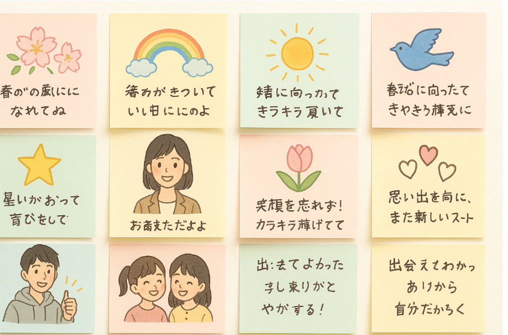 卒業カレンダーの一言メッセージを彩るおしゃれアイデア