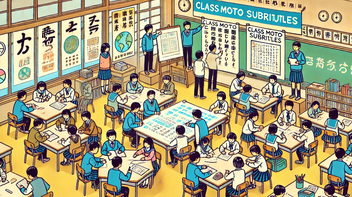 学級目標のサブタイトルの作り方と実例紹介