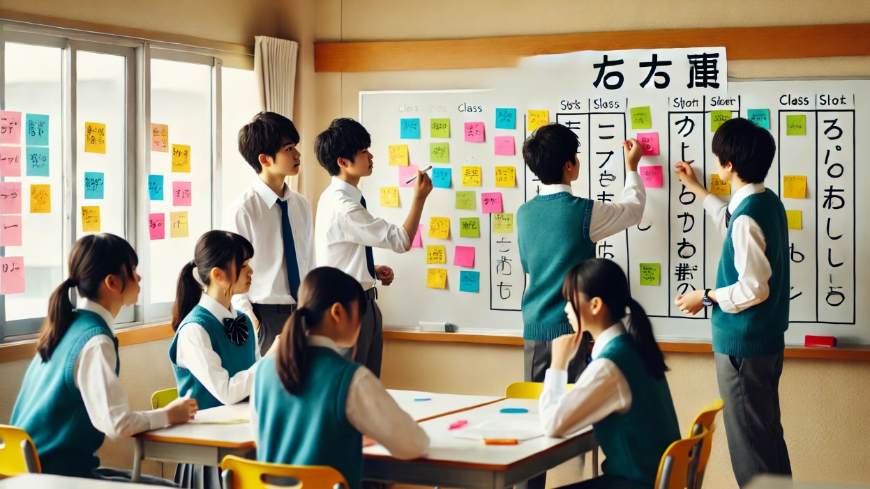 学級目標を漢字一文字で！団結力アップのかっこいい学年スローガン集