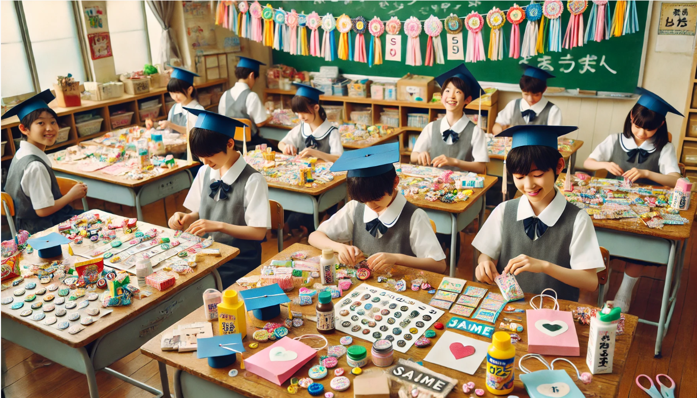 手作りプレゼントの簡単で大量作成できるのが卒業式には最適