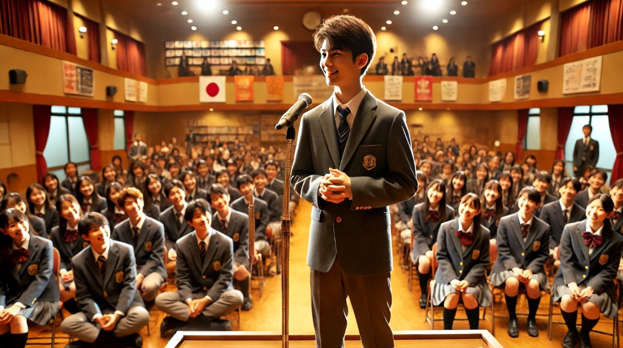 生徒会演説の例文で面白いけど本気が伝わる3分スピーチ術