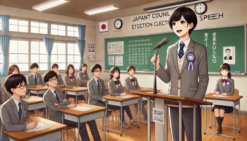 生徒会選挙の責任者向け｜基本の例文と書き方