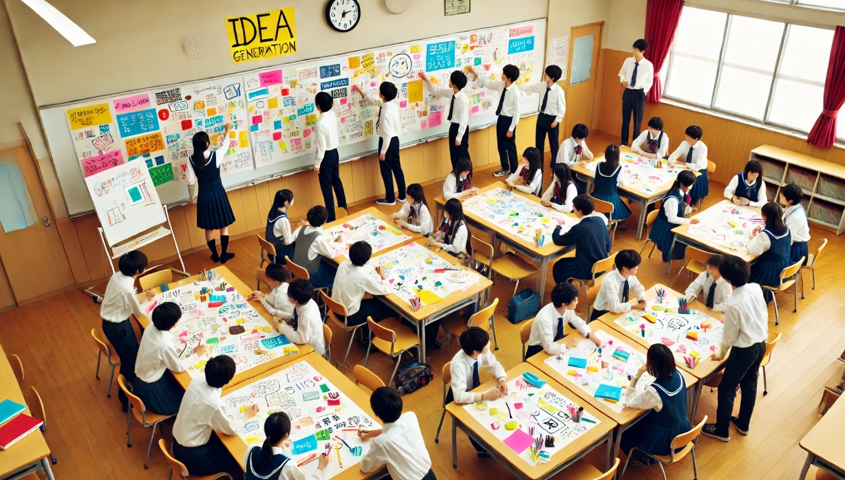 クラス全員でアイデアを出すワークショップ法