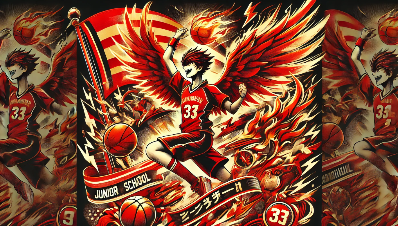 中学で人気の学級旗は？赤のかっこいいデザイン例