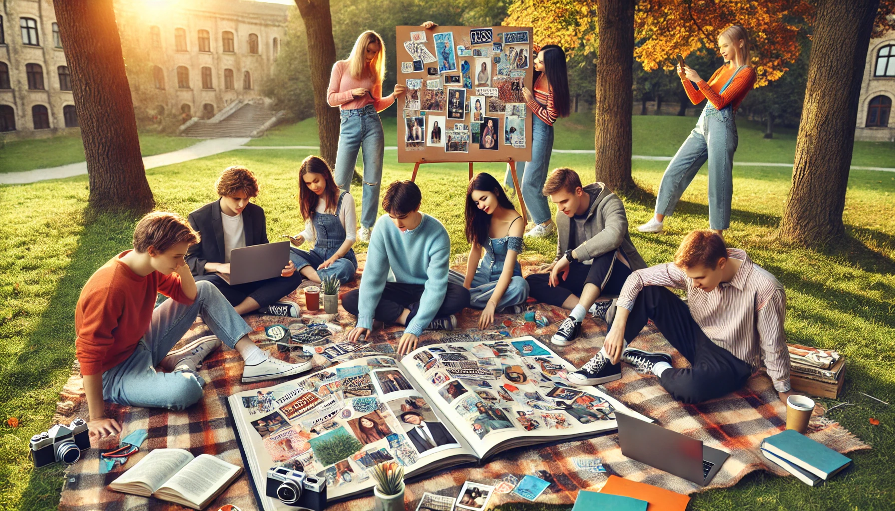 卒業文集のクラスページを面白い形にする