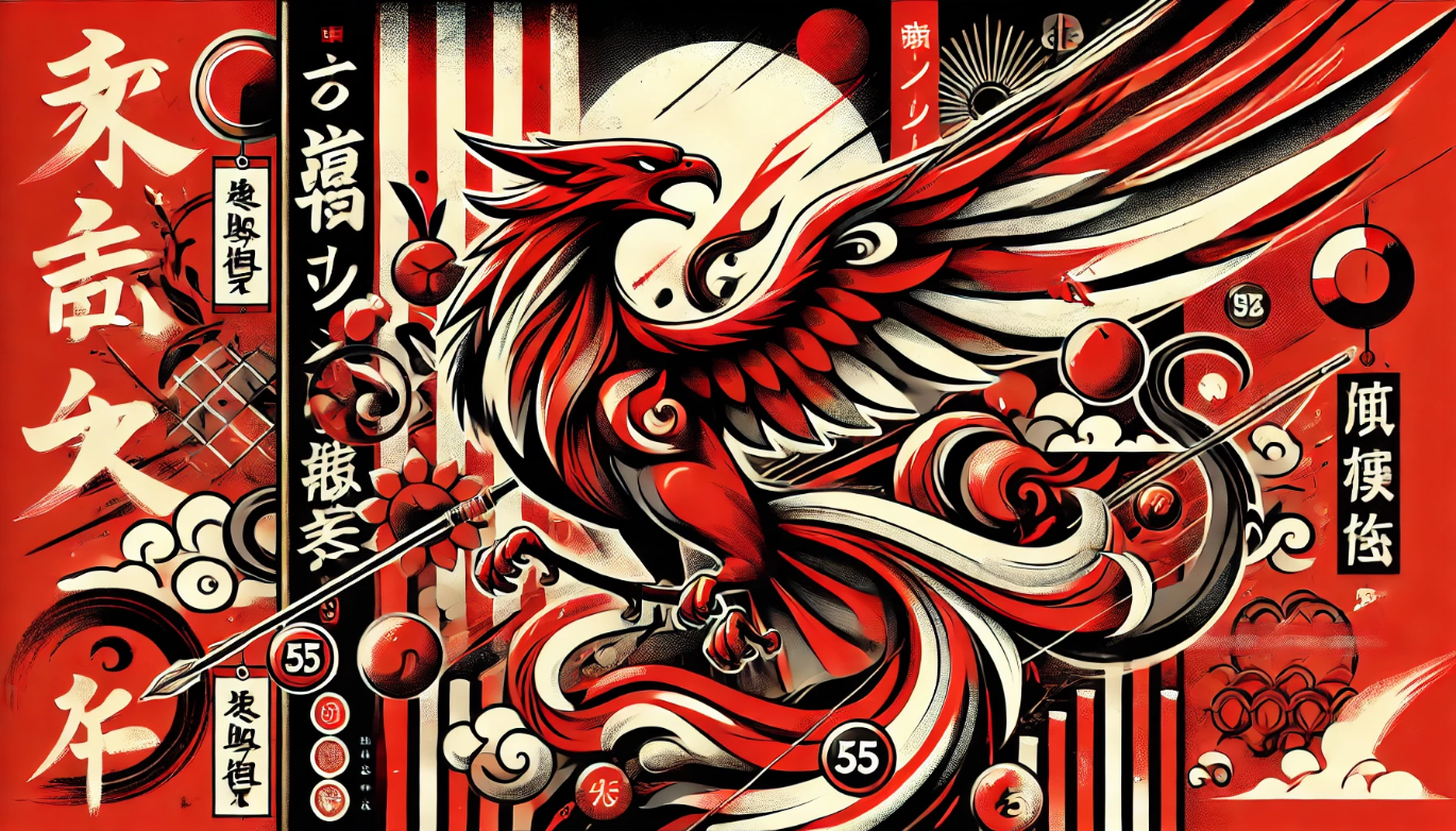 学級旗で赤のかっこいいモチーフと文字表現の選び方