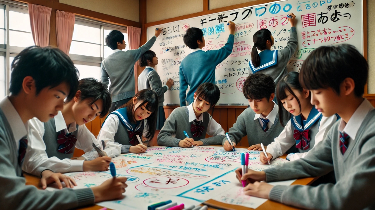 学級目標で中学校のクラスをかっこよくするフレーズの作り方