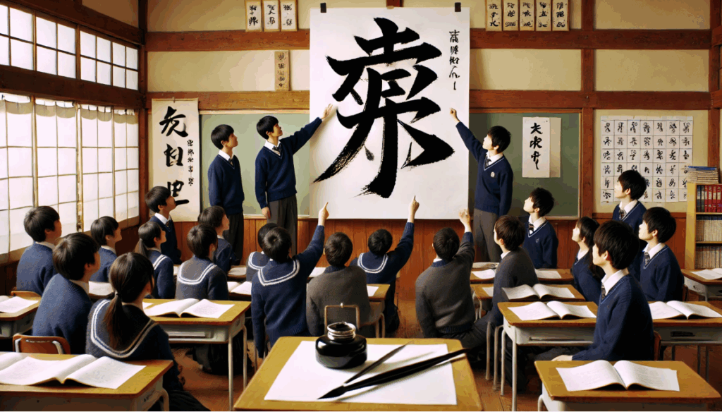 漢字一文字で想いを込める