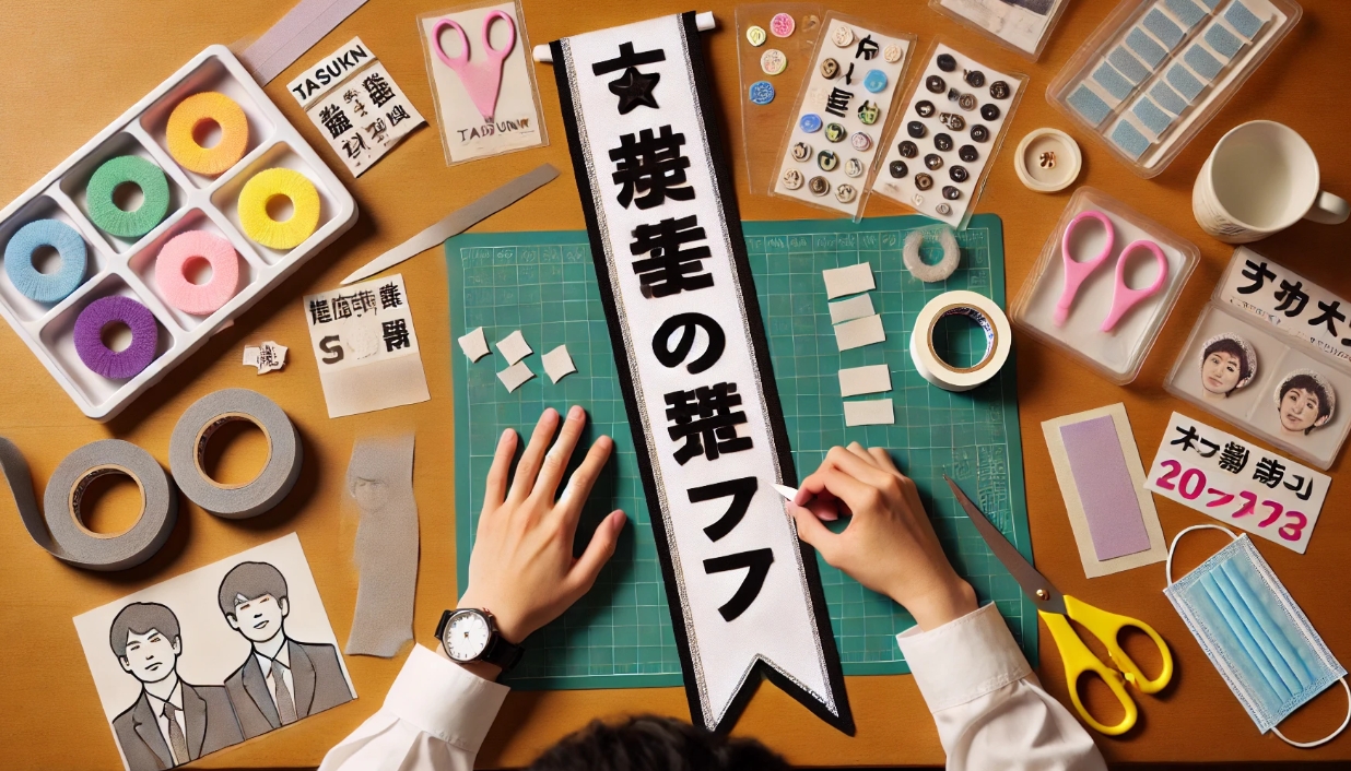 百均グッズで作れるコスパ最強のたすき