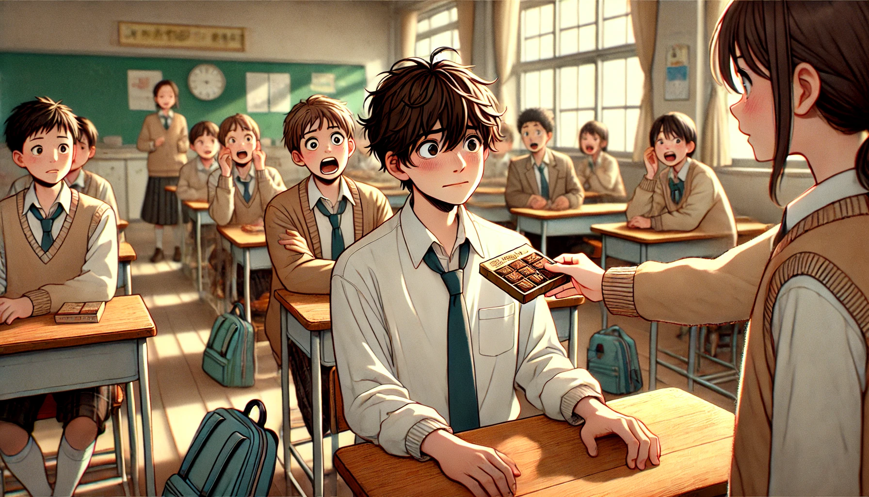 もらった時の反応は照れて素っ気なくなりがち