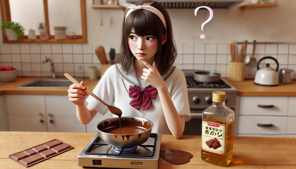 サラダ油はNG？溶けにくいチョコ作りの注意点