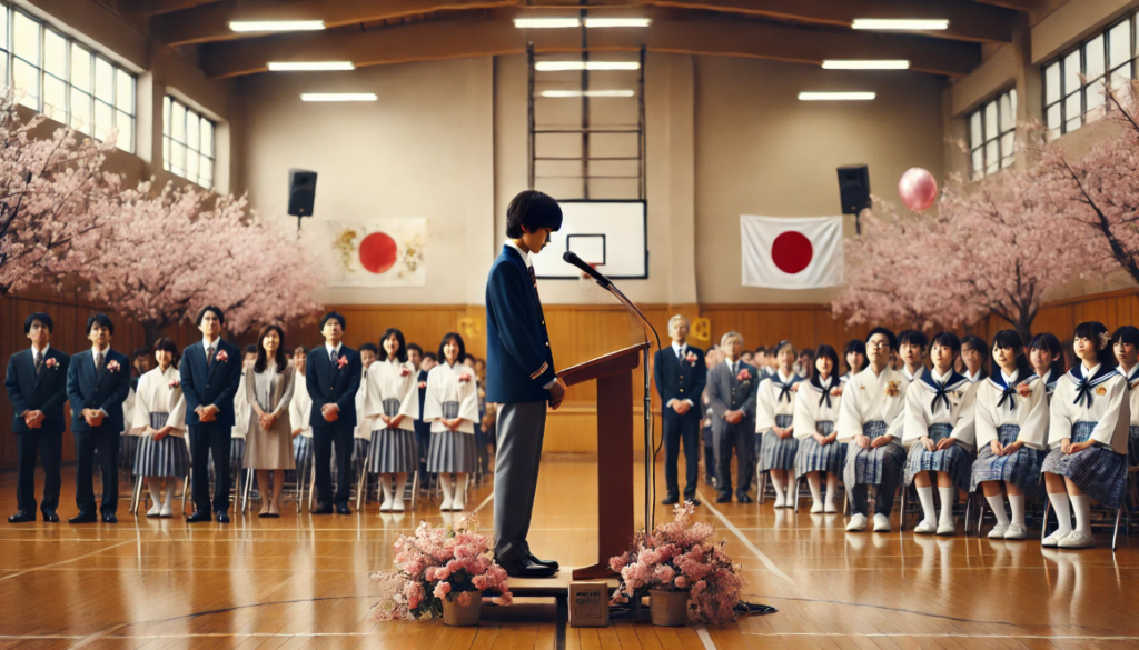 中学校の卒業式の答辞で感動を呼ぶ例文の構成と書き方