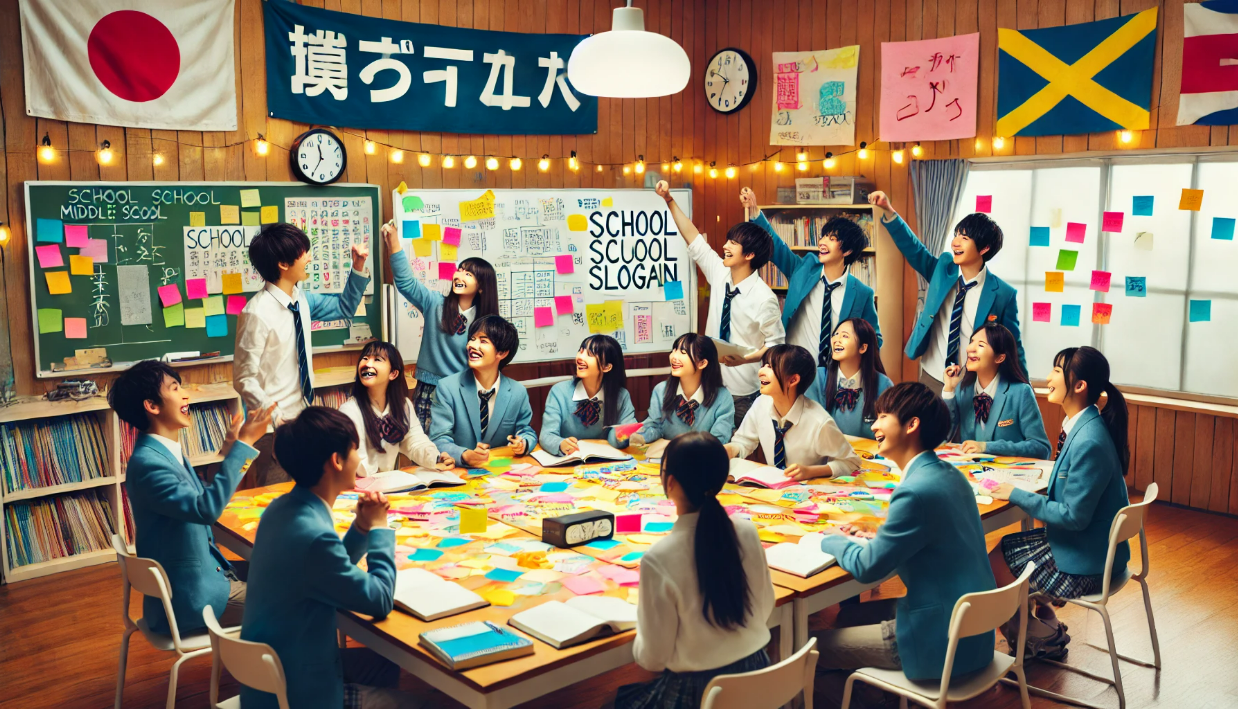 中学校の生徒会スローガンに使える四字熟語例！かっこいい＆創作アイデア30選