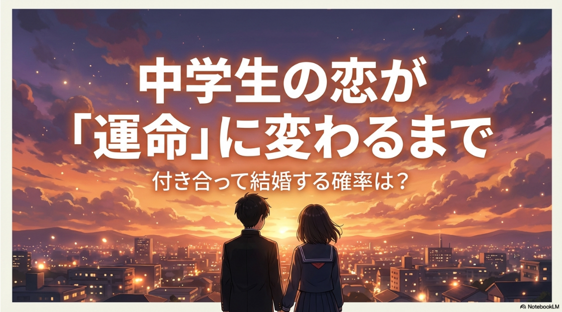 中学生の恋が「運命」に変わるまで、付き合って結婚する確率は？