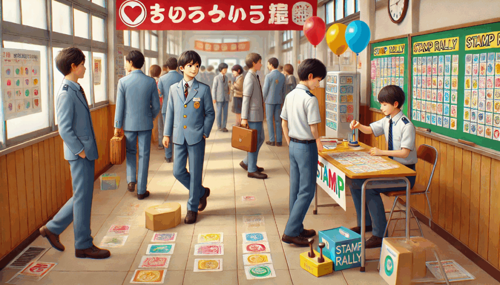 全校で楽しむスタンプラリーの導入
