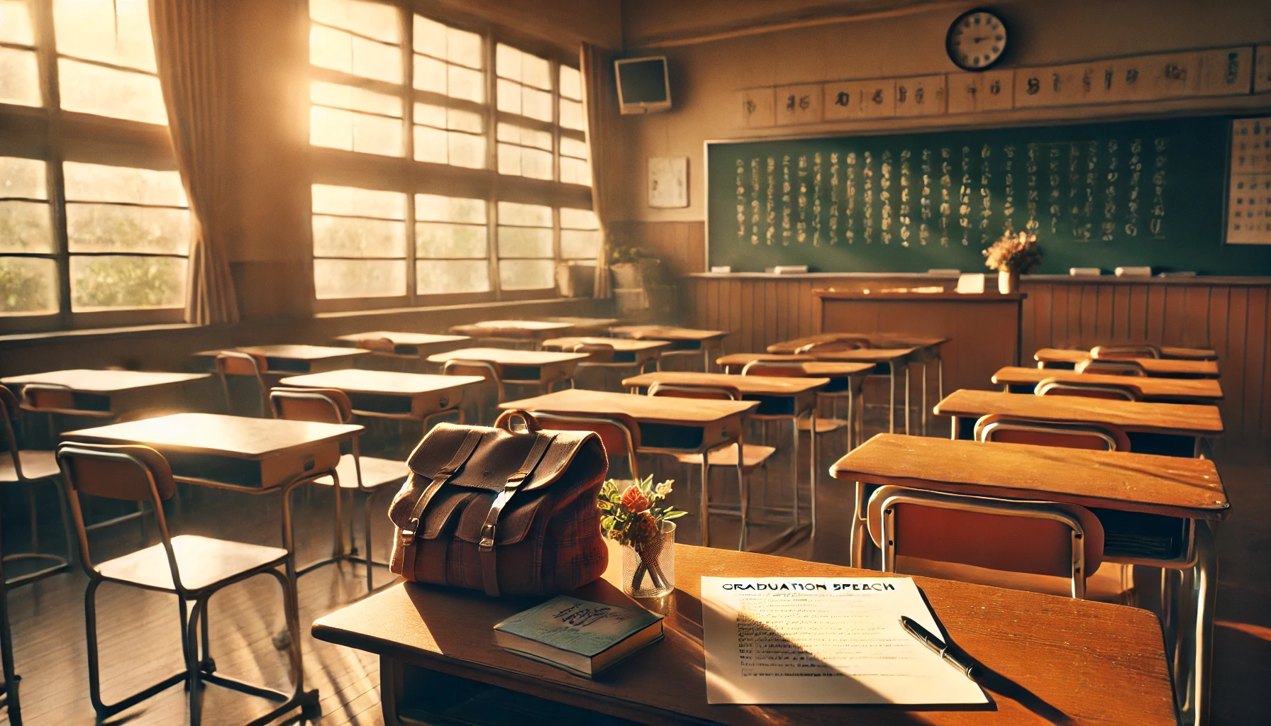 卒業式の答辞の書き出し例文の実践構成