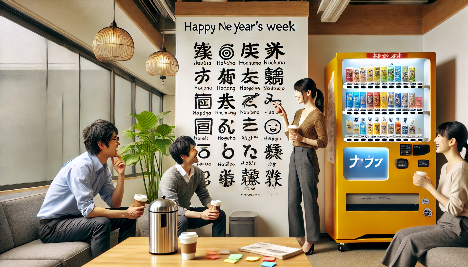 書き初めの四字熟語で面白いネタは場面で使い分ける