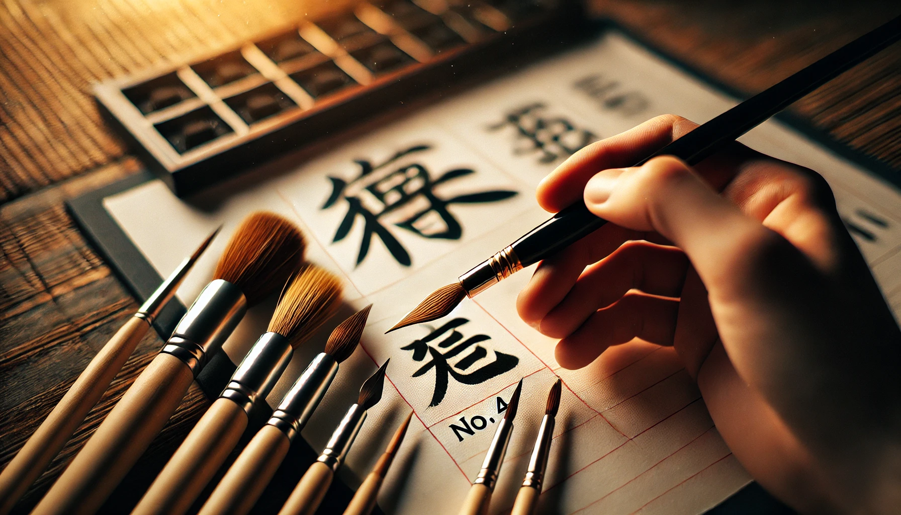 書き初めの筆で中学生は何号を選べば良いかの結論