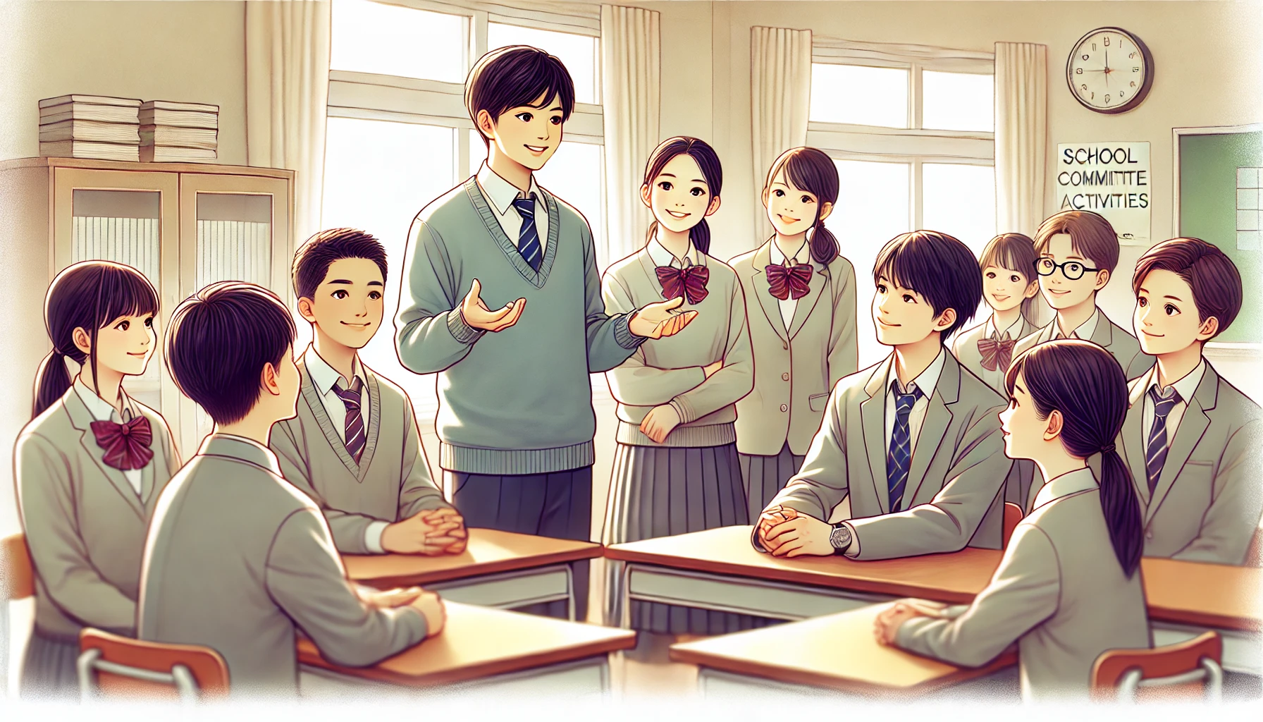 生徒に伝わる生活委員会の紹介文の工夫