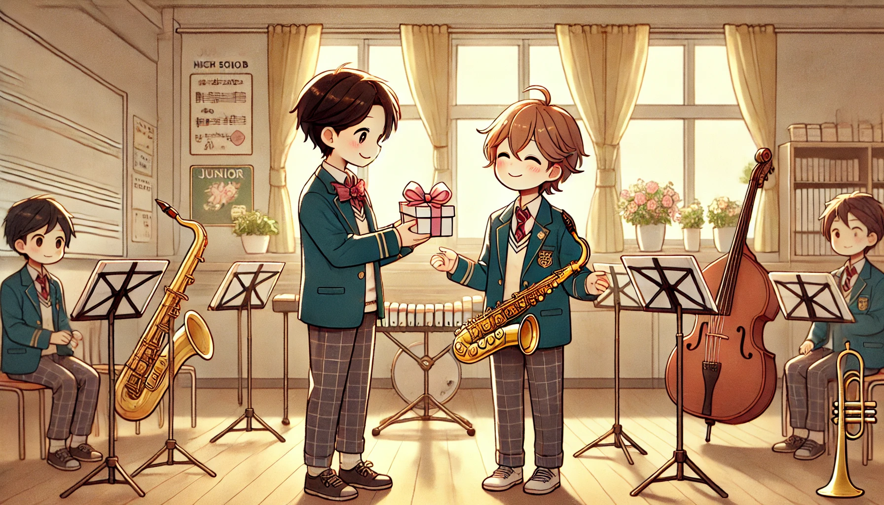 部活の後輩へのプレゼント｜吹奏楽の実例集