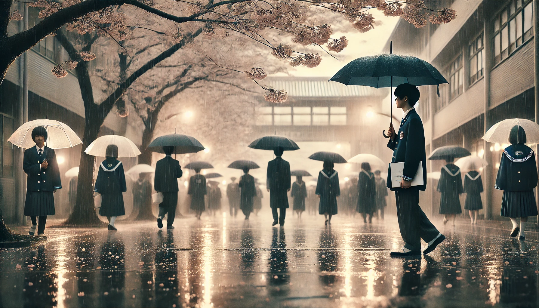 雨の日でも使える送辞の時候の挨拶
