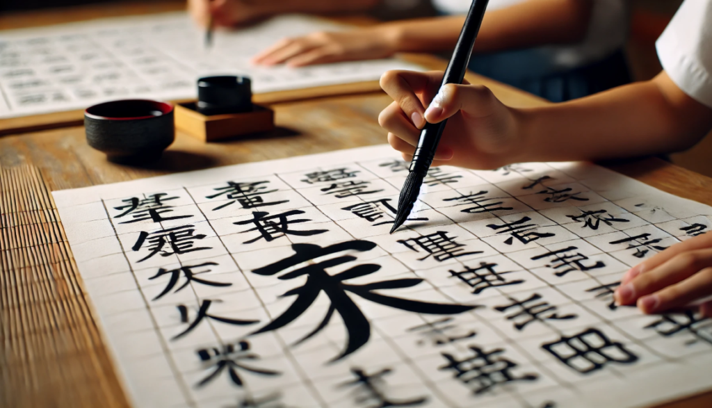 霞や輝など画数が多い漢字をきれいに配置するコツ