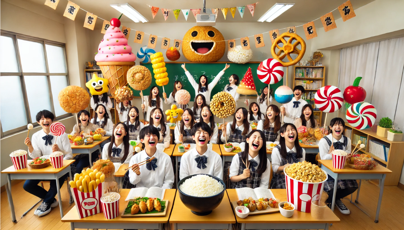 面白い食べ物のテーマでクラスづくりを楽しくする