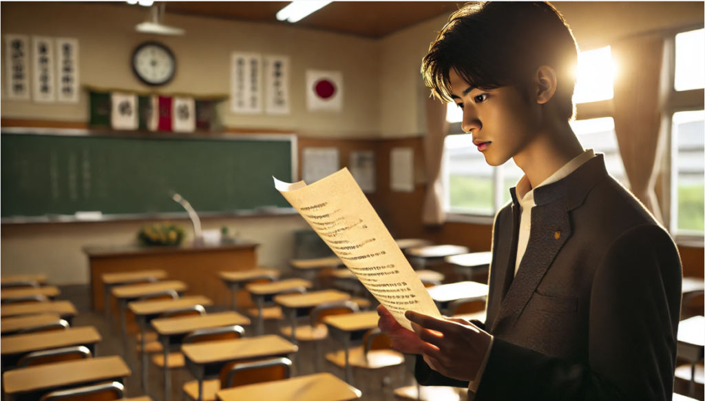 高校の卒業式で送辞を泣ける内容にする例文とマナー