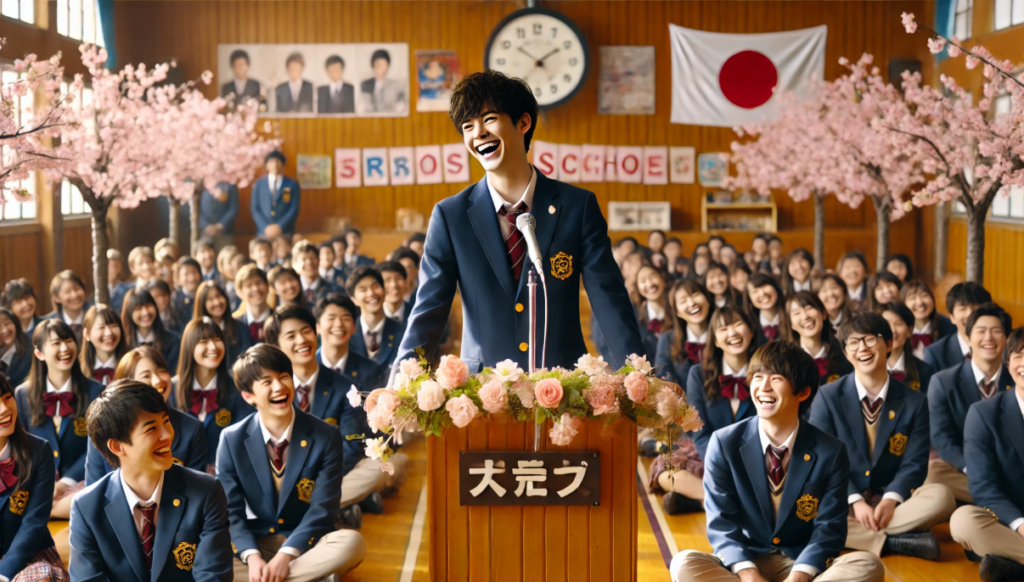 高校入学式の生徒会長の挨拶の例文と成功のコツ