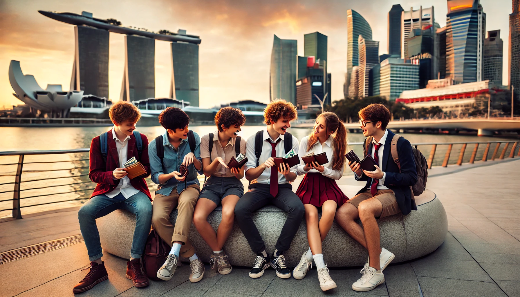 シンガポールへの修学旅行で高校生のお小遣いはいくら？