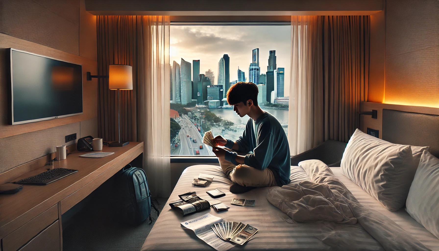 シンガポールへの修学旅行で高校生のお小遣い金額の結論