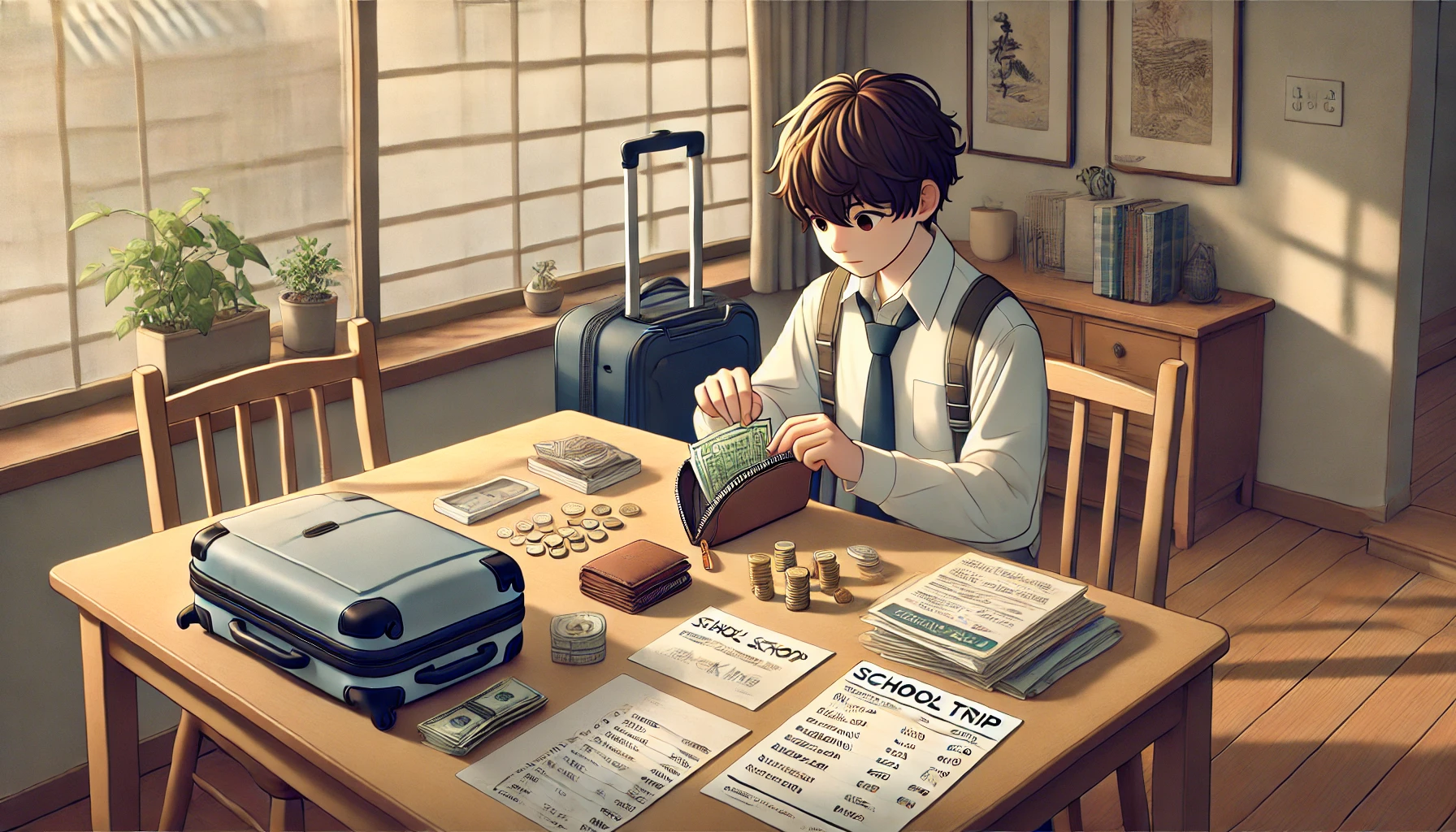 中学生の修学旅行のお小遣い目安と注意点