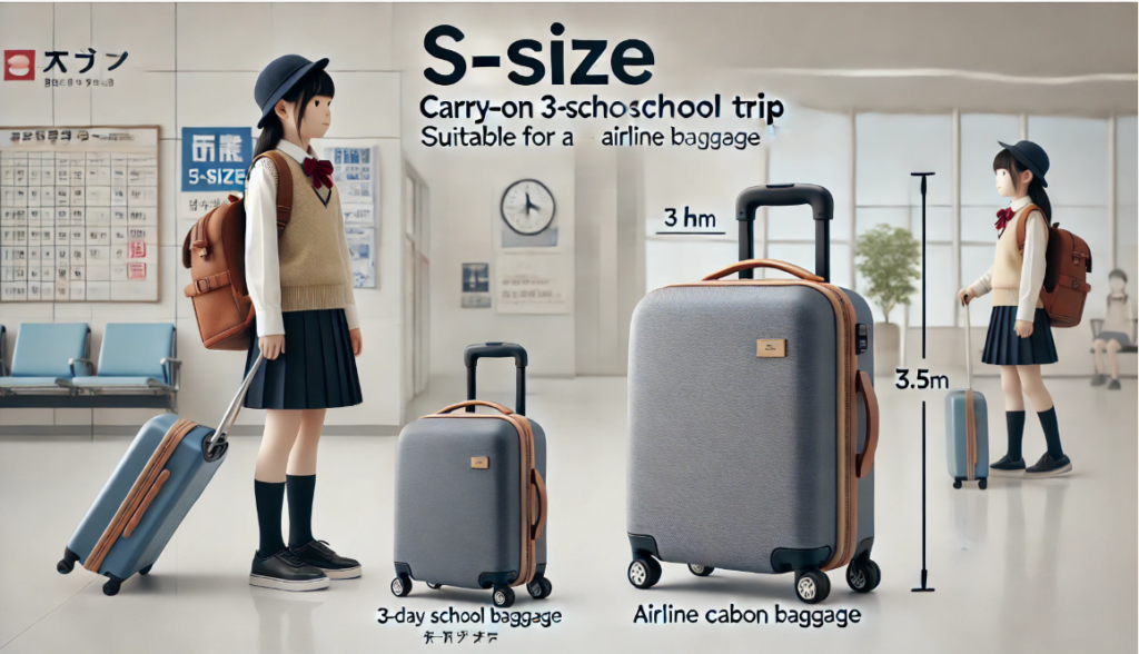 Sサイズなら機内持込可