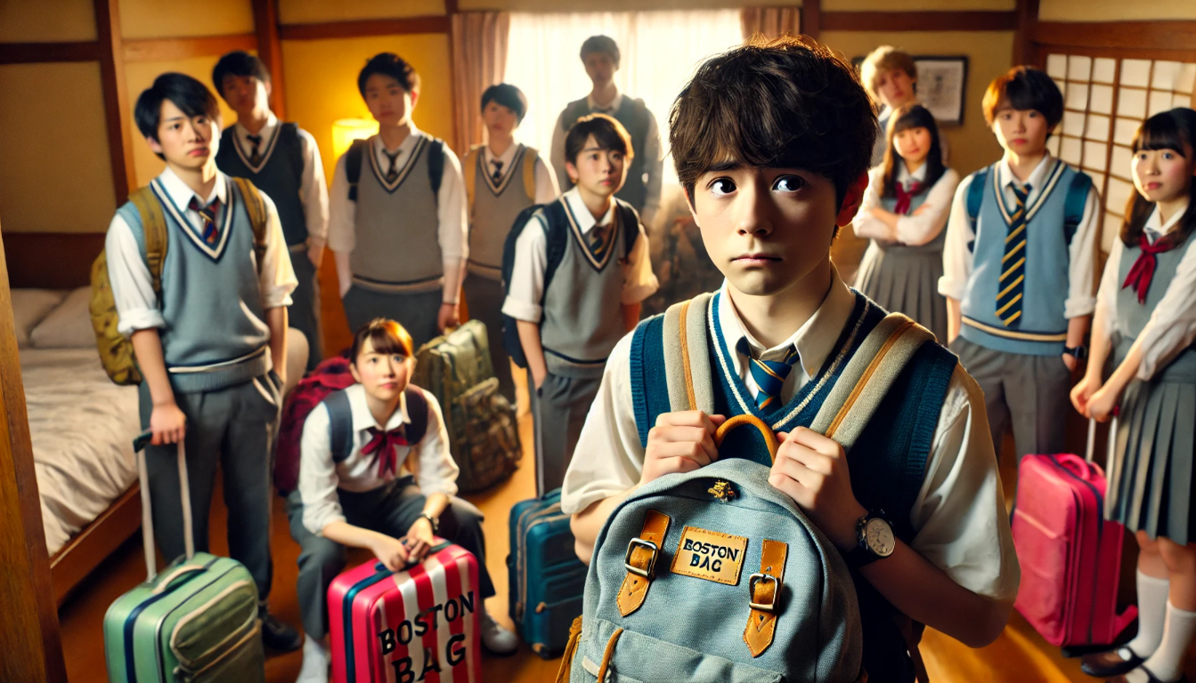 修学旅行でボストンバッグが恥ずかしい時