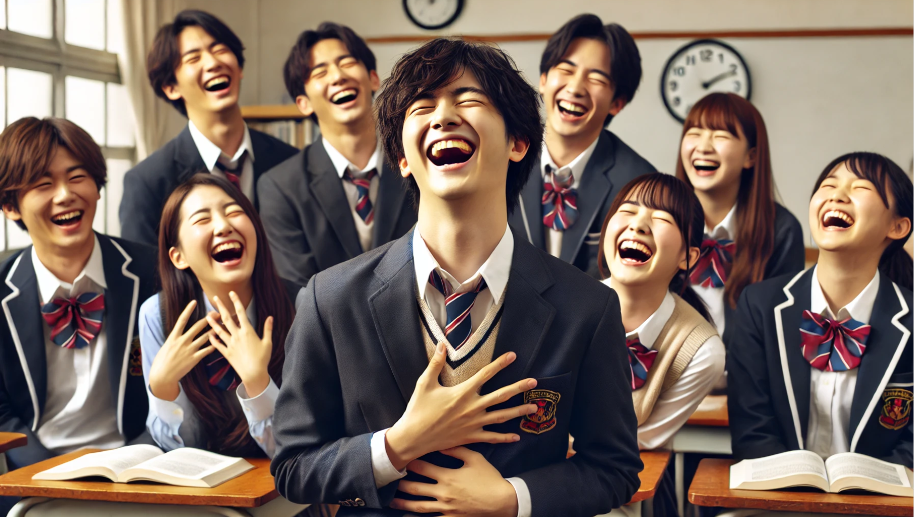 高校生に刺さる大人っぽい笑い