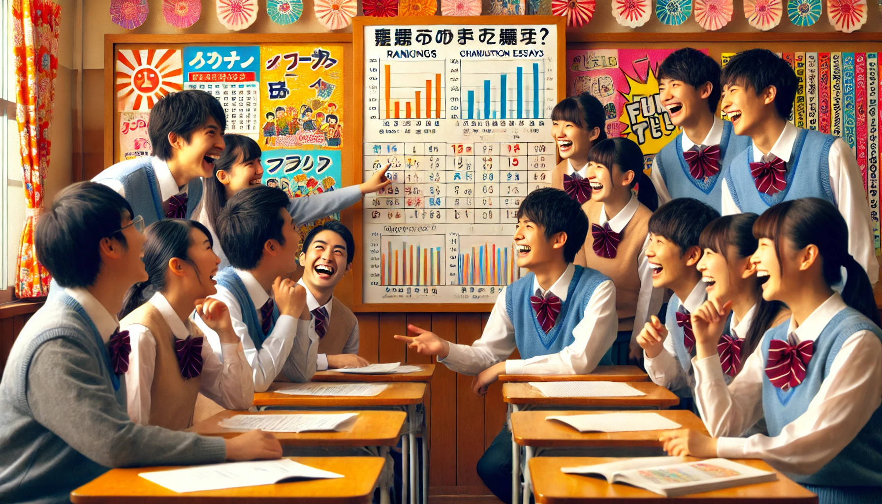 卒業文集のネタでの面白いランキング活用術