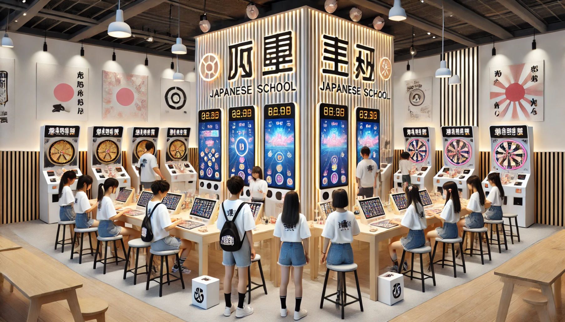 盛り上がるゲームコーナー