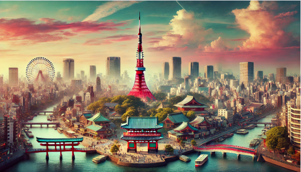 東京要素の入れ方と名所