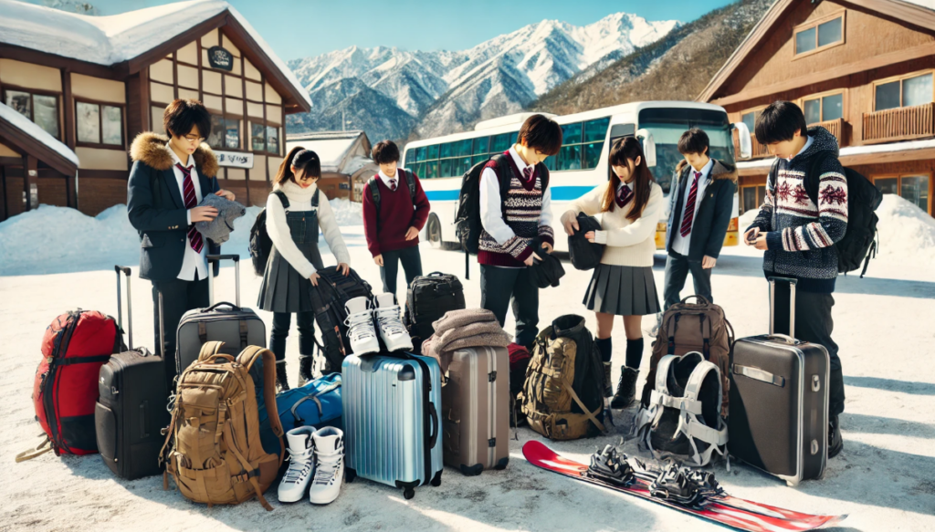 高校生の修学旅行でスキーを楽しむための持ち物選び