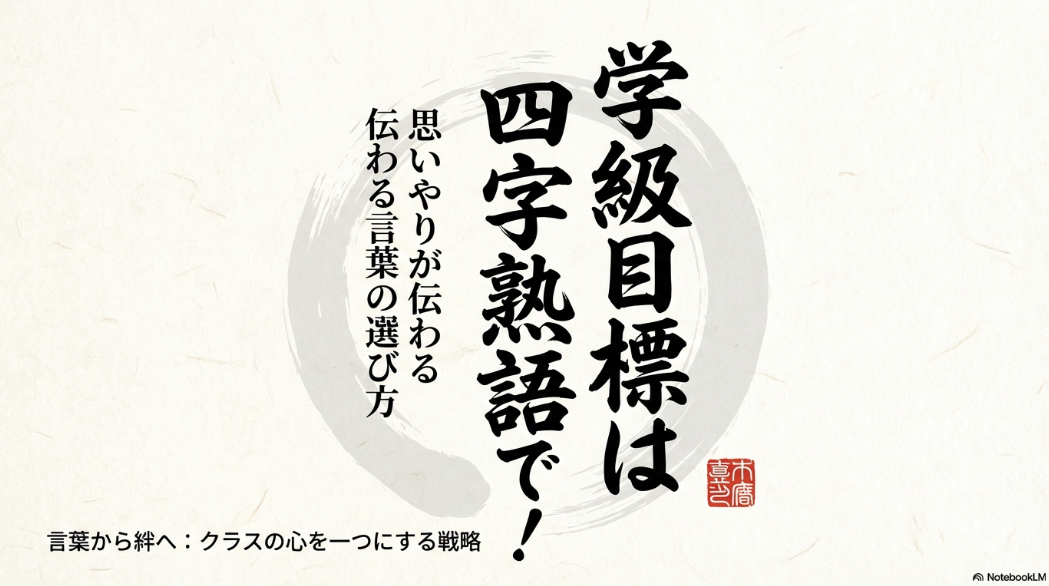 なぜ四字熟語がクラスを変えるのか？四拍子のリズム、歴史的教訓、視覚的効果の3つのメリット