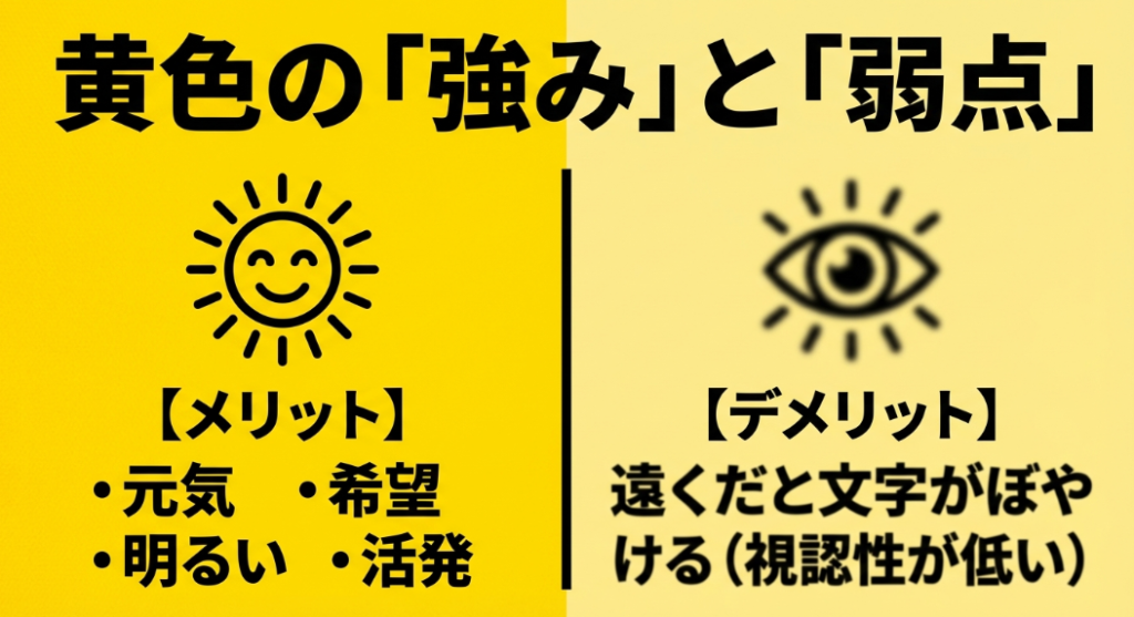 視認性が低い弱点もある黄色の学級旗が持つ強みとメリット