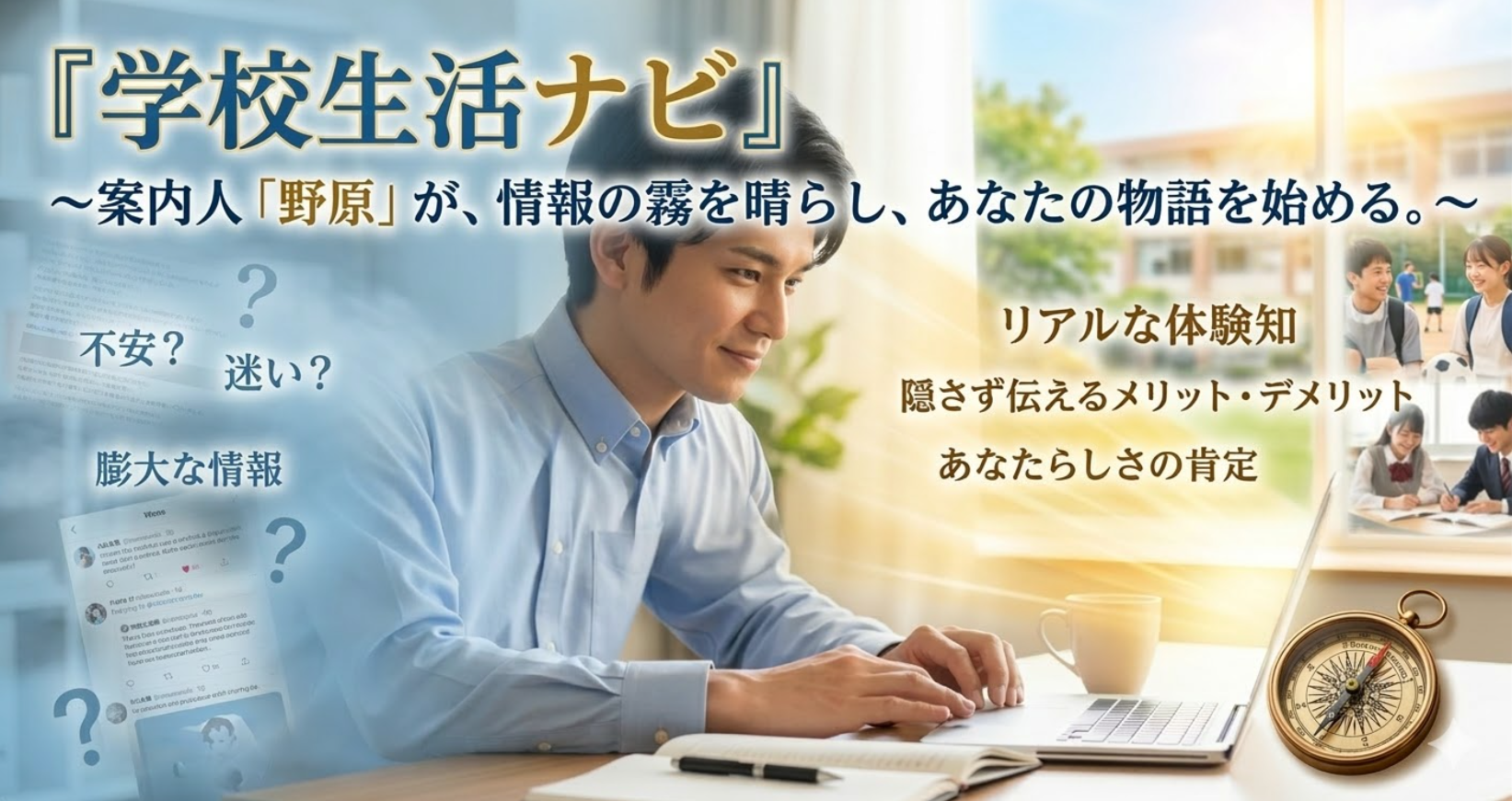 あなたの理想の学校生活を確かな現実へ