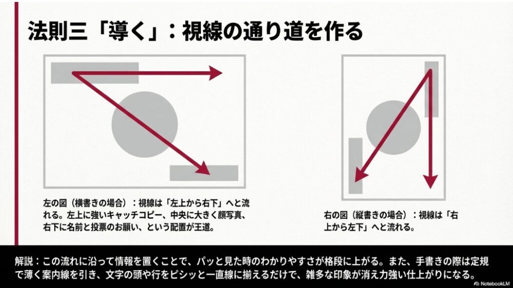 視線の通り道を作るZ型・N型のレイアウト法則