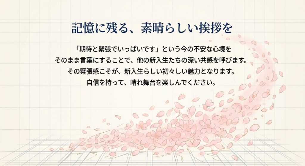 中学や高校での新入生代表挨拶を成功させる秘訣