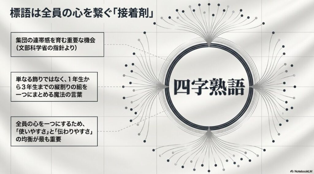 体育祭スローガンは集団の連帯感を育む接着剤。使いやすさと伝わりやすさのバランスが重要